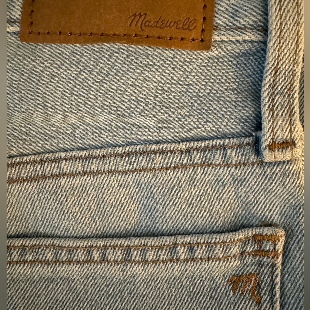 Madewell Baggy Straight Jeans in Berteau Wash Size 23 NWT - Picture 10 of 12